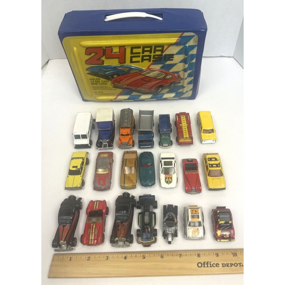 Lot Of 21 Toy Cars Porche Camaro Mercedes Matchbox & More Good Condition VTG